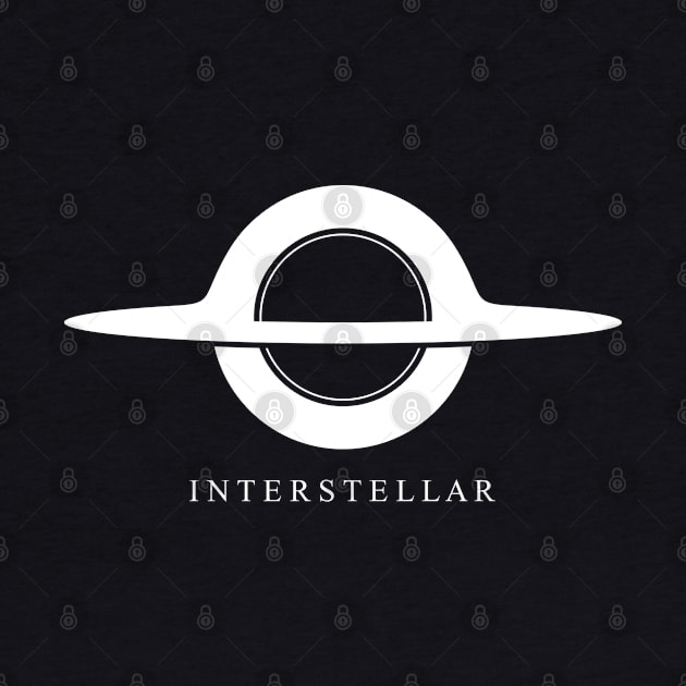 Interstellar - Minimalist Gargantua by Gabriel Melo